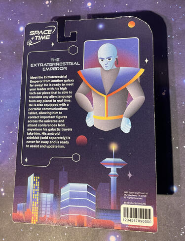 Alien Emperor Packaging (Back)